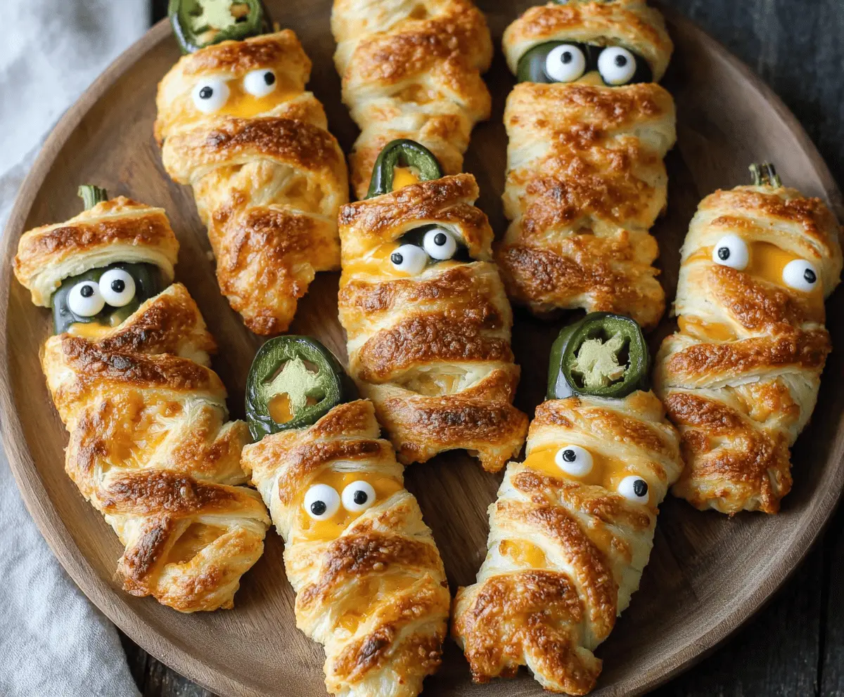 Halloween Jalapeño Popper Mummies Recipe – Spooky & Delicious Snack Idea
