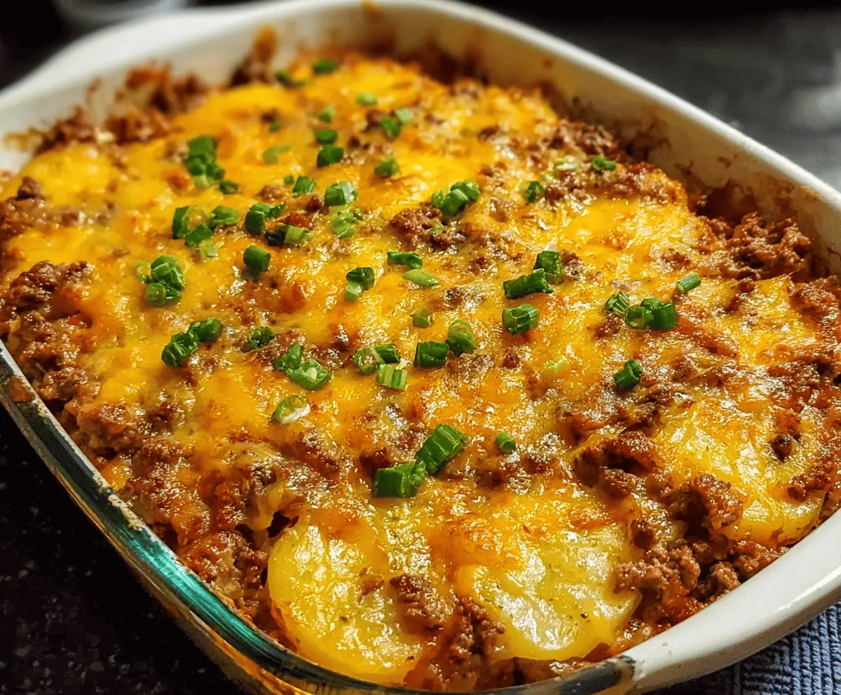 Easy Hobo Casserole with Ground Beef Recipe