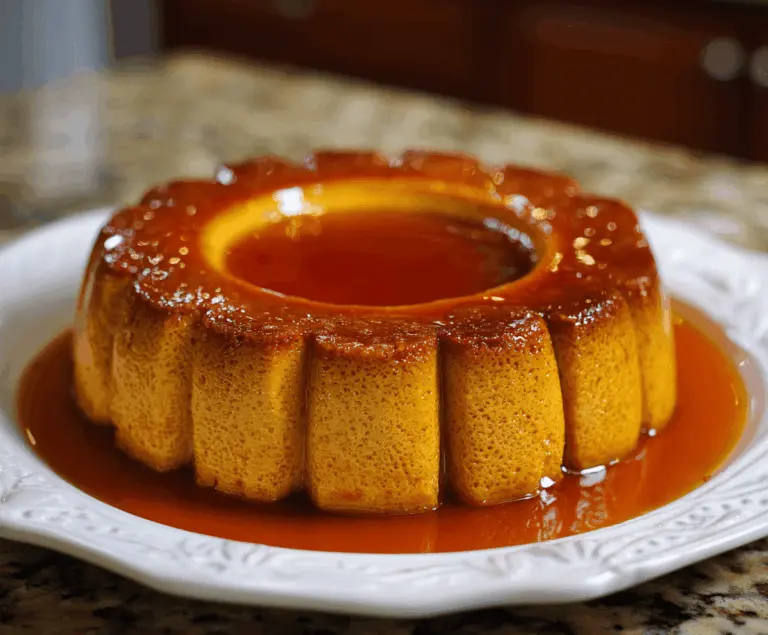 Homemade Pumpkin Flan