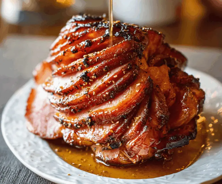 Honey-Garlic Spiral Ham
