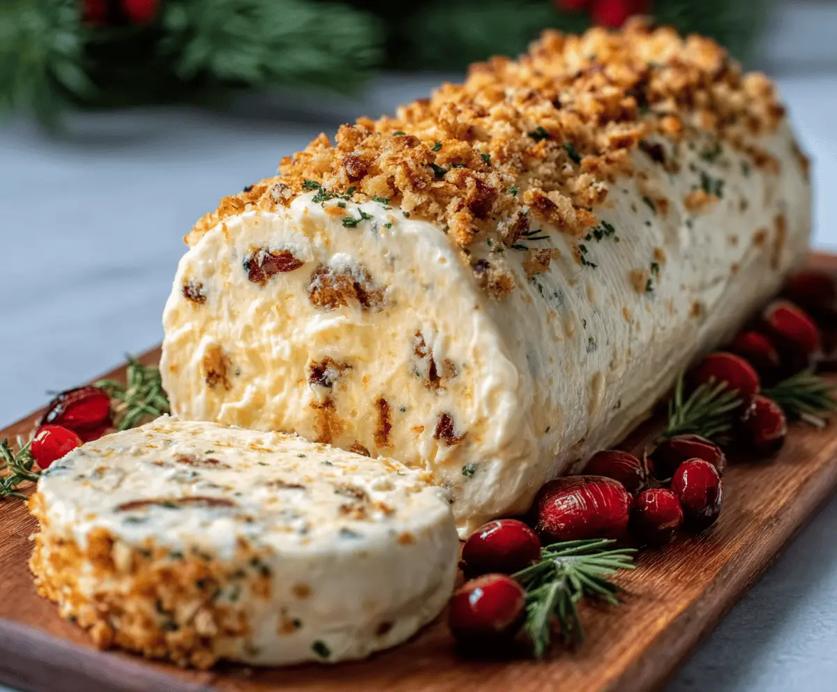 Easy Italian Cheese Log Recipe