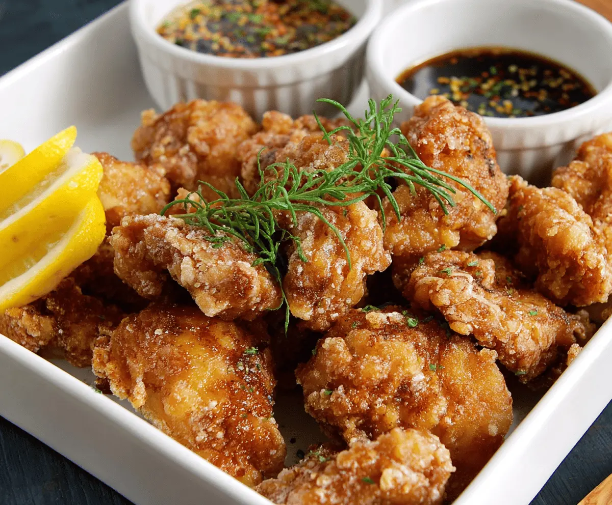 Easy Crispy Karaage Chicken Japanese Fried Chicken Recipe
