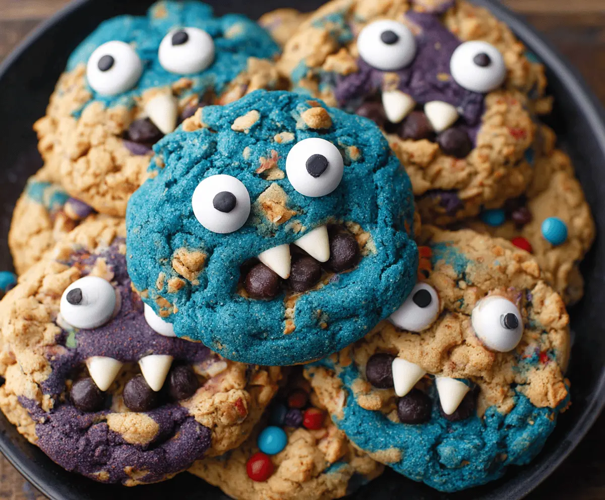 Ultimate Monster Cookies Recipe: Soft, Chewy & Loaded with Chocolate