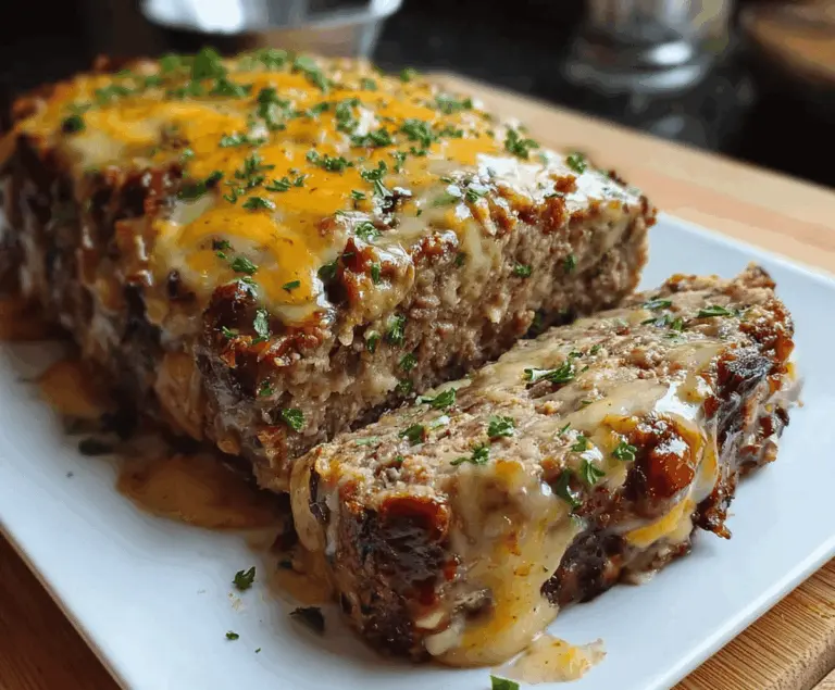 Philly Cheesesteak Meatloaf Recipe, Melty, Savory, and Easy to Bake