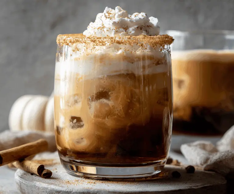 Pumpkin Spice White Russian Mocktail
