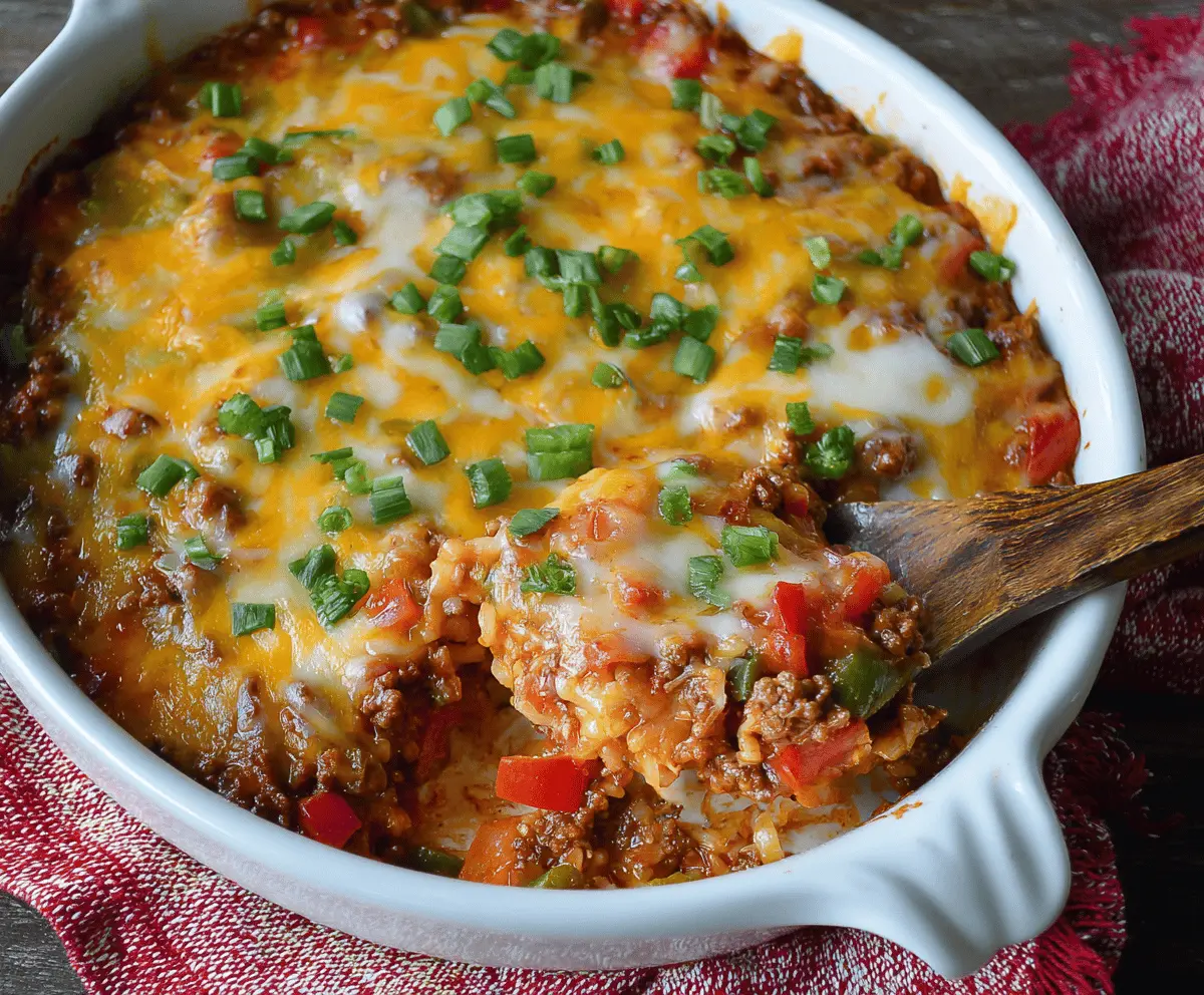 Stuffed Pepper Casserole