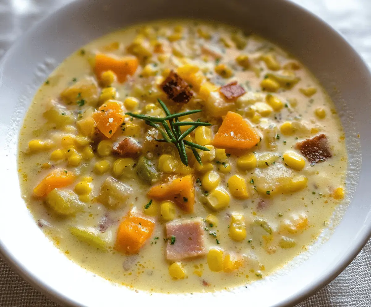 Creamy Sweet Corn and Potato Chowder Recipe