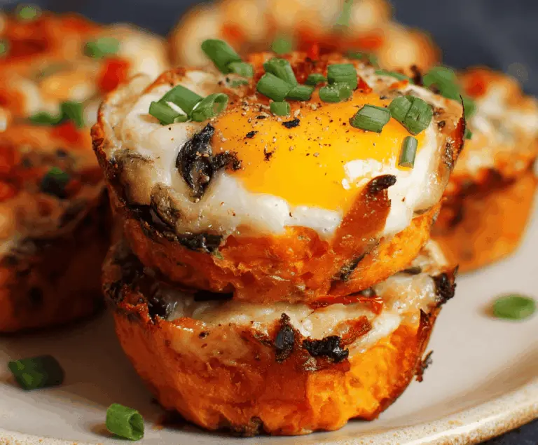 Sweet Potato Baked Egg Cups Recipe Easy, Protein-Packed, and Tasty