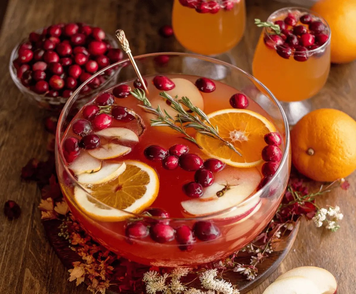 Easy Thanksgiving Punch Recipe for a Festive Party