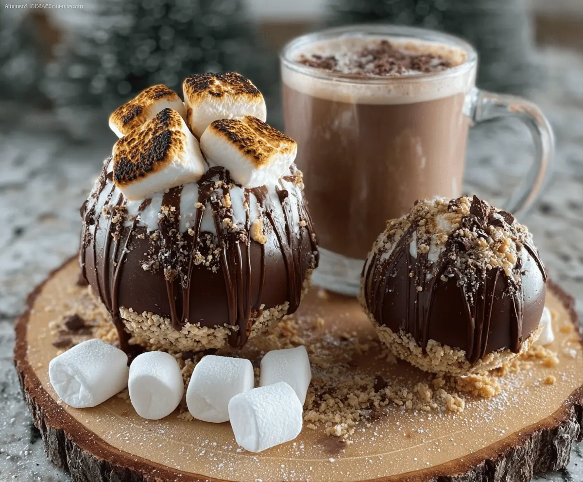 Irresistible Toasted Marshmallow Hot Chocolate Bombs Recipe