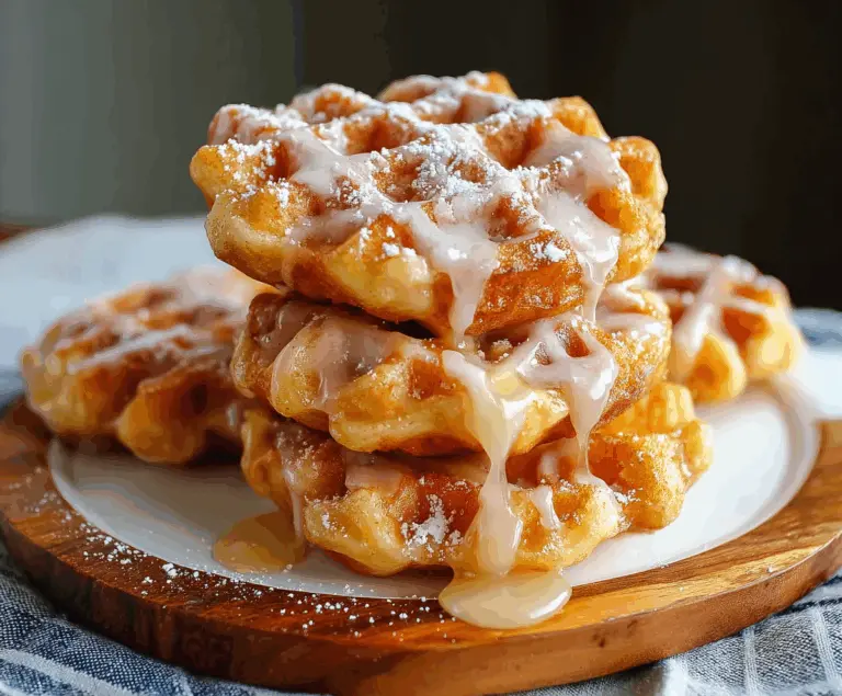 Apple Fritter Waffle Donuts