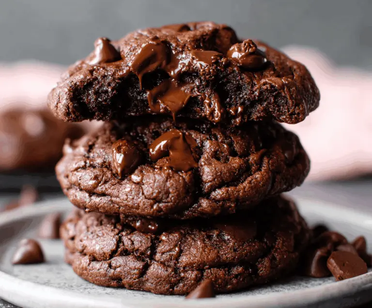 Bakery-Style Double Chocolate Chip Cookie Recipe