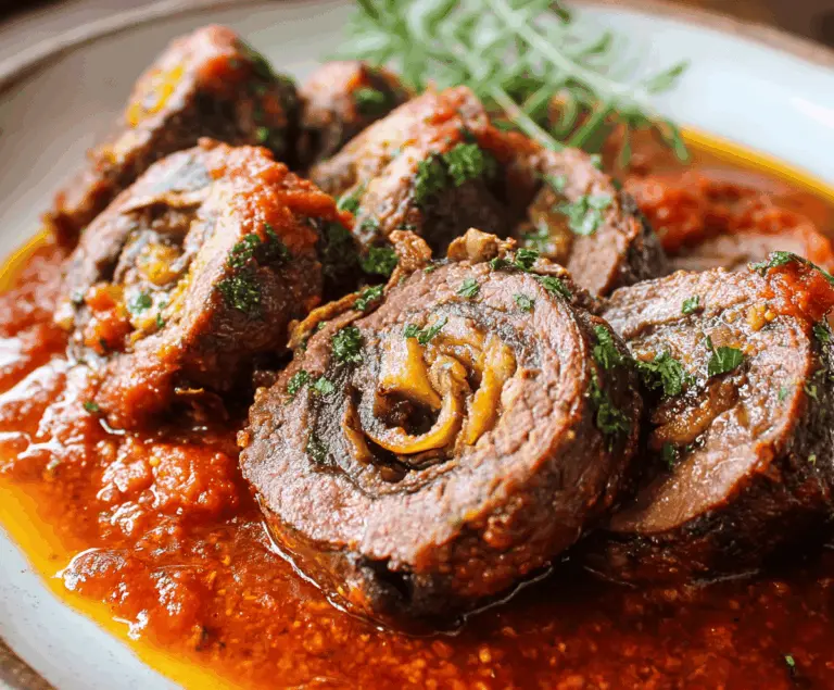 Beef Braciole Recipe