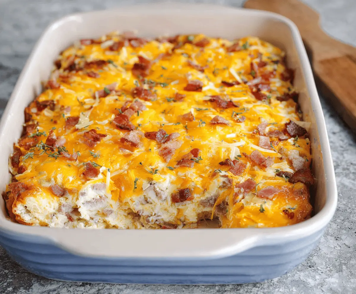 Easy Crack Breakfast Casserole