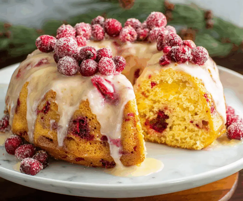 Cranberry Orange Bundt Cake