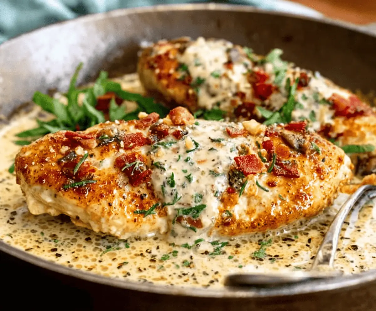 Creamy Baked Asiago Chicken Recipe