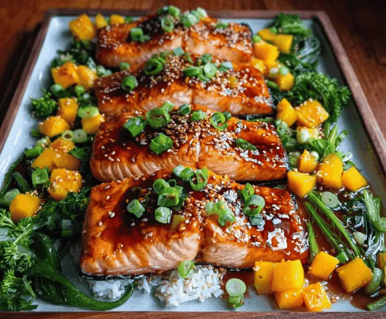 Easy Mango Teriyaki Salmon