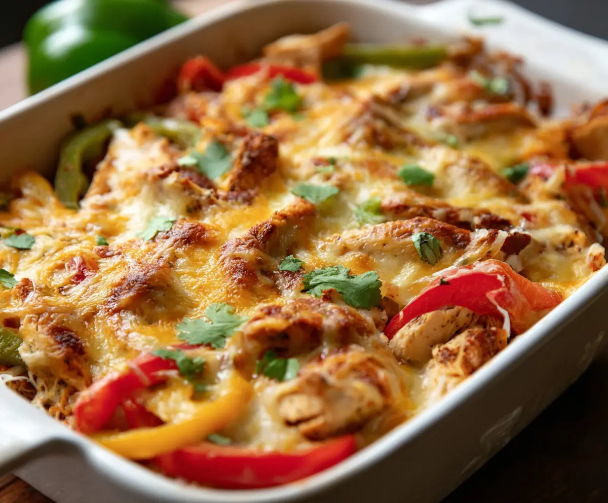 Easy Fajita Chicken Casserole
