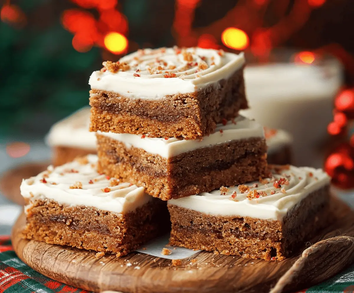 Easy Gingerbread Bars Recipe