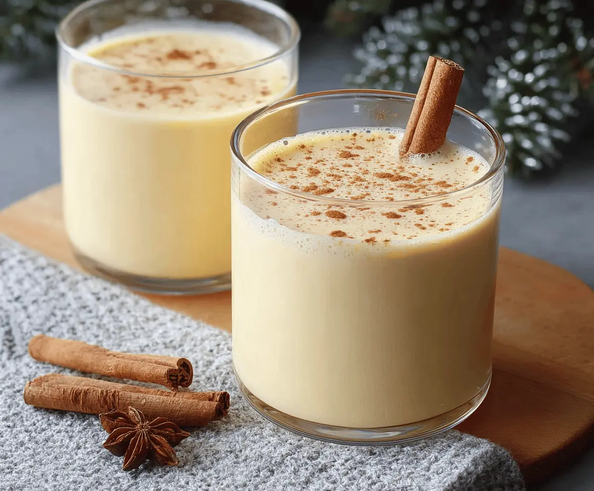 Easy Homemade Eggnog Recipe