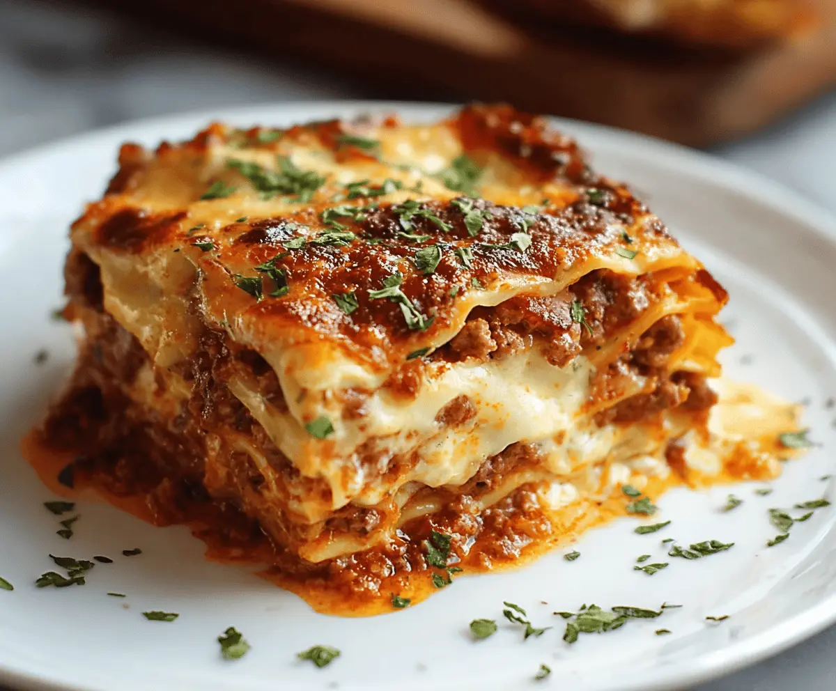 Easy Homemade Lasagna Recipe