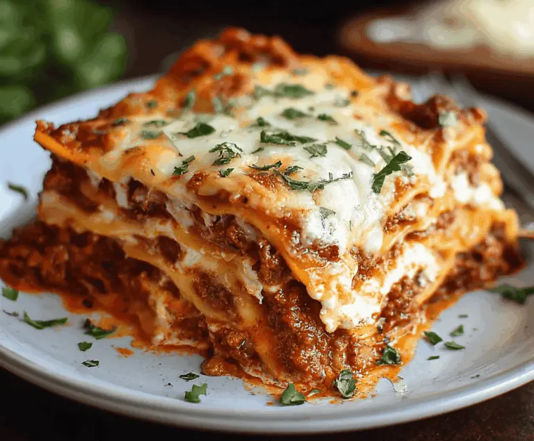 Homemade Lasagna recipe