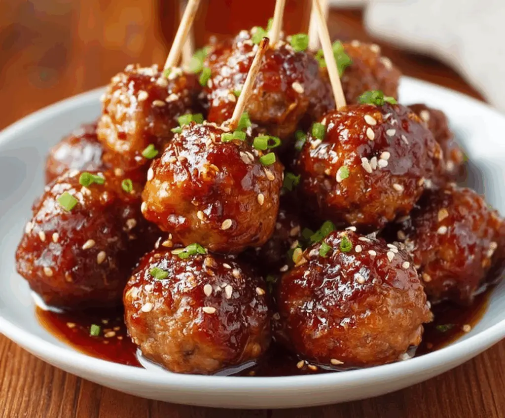 Honey Garlic Meatballs