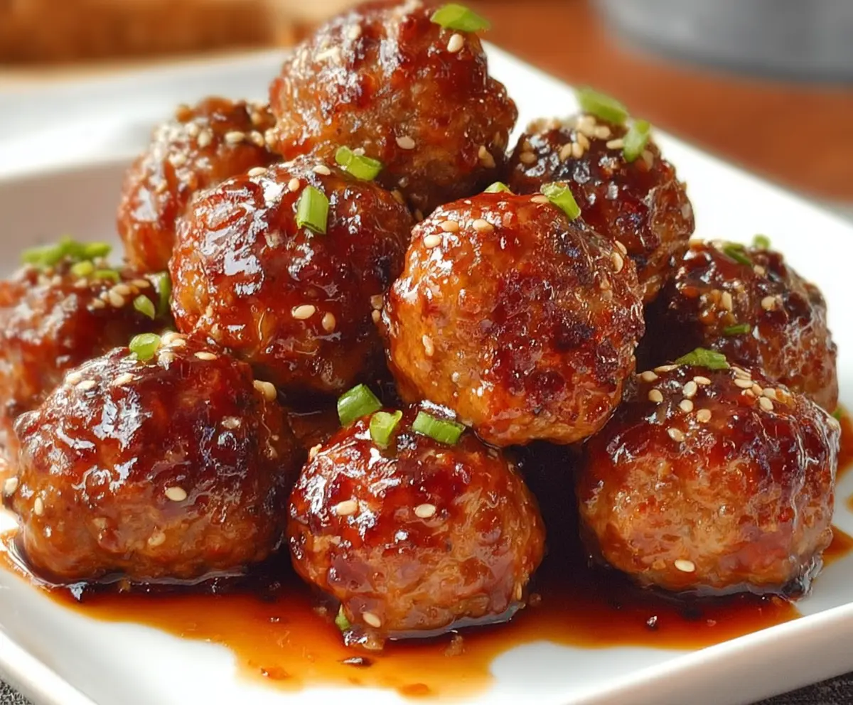 Easy Honey Garlic Meatballs Recipe