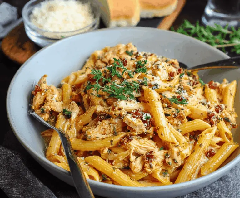 Leftover Thanksgiving Turkey Pasta