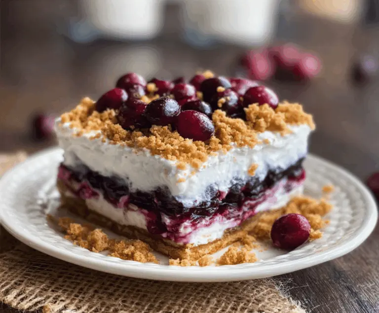 No-Bake Cranberry Yum Yum