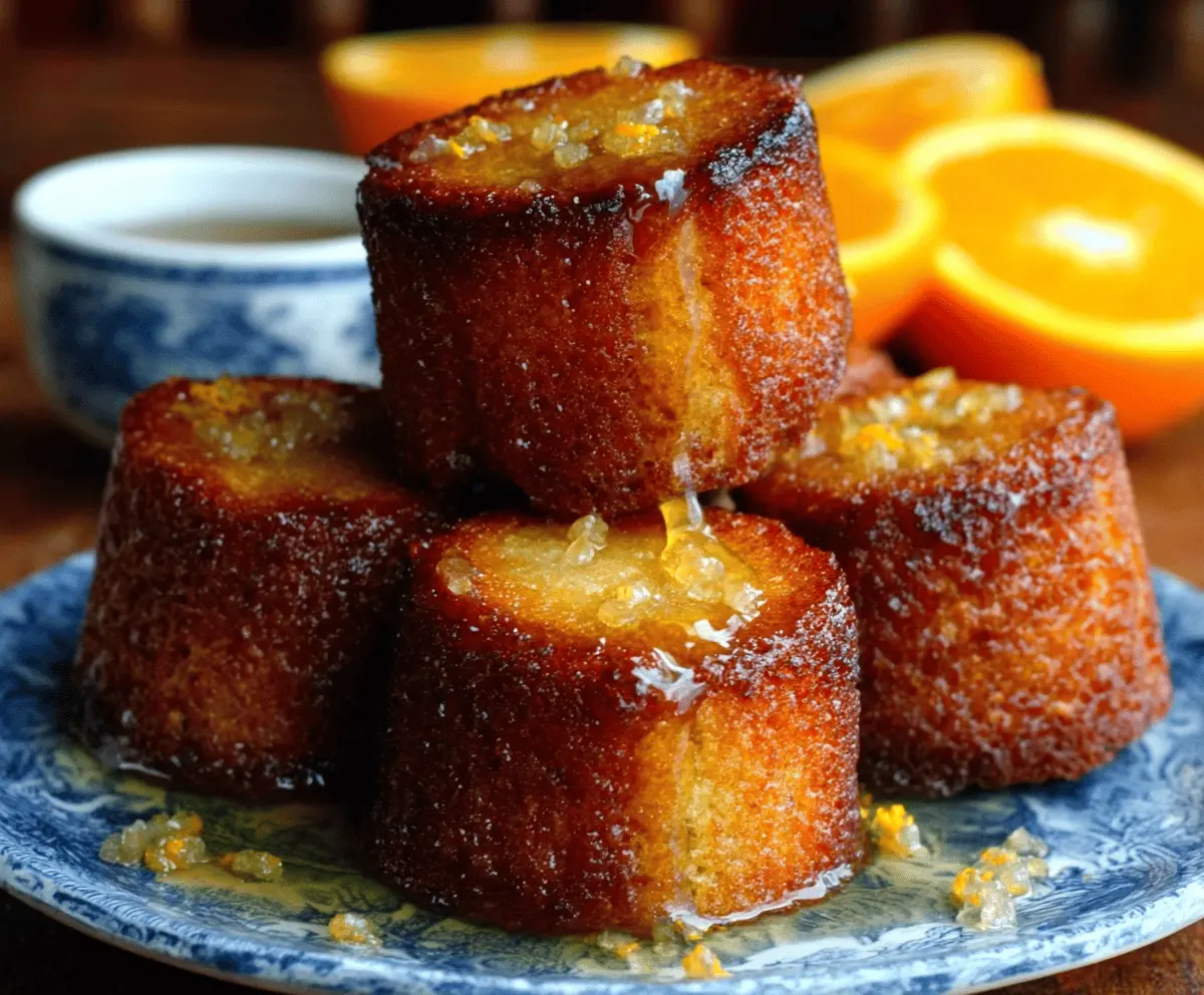 Easy Orange Ginger Honey Cakes