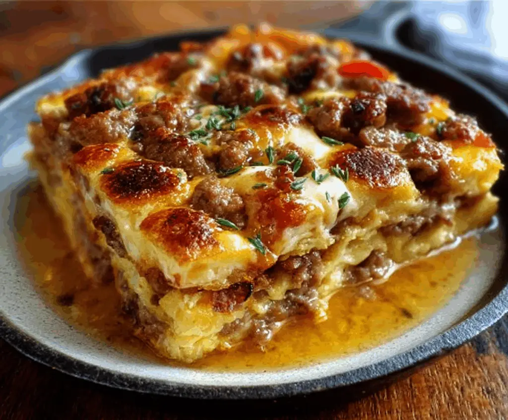 Pancake Sausage Casserole