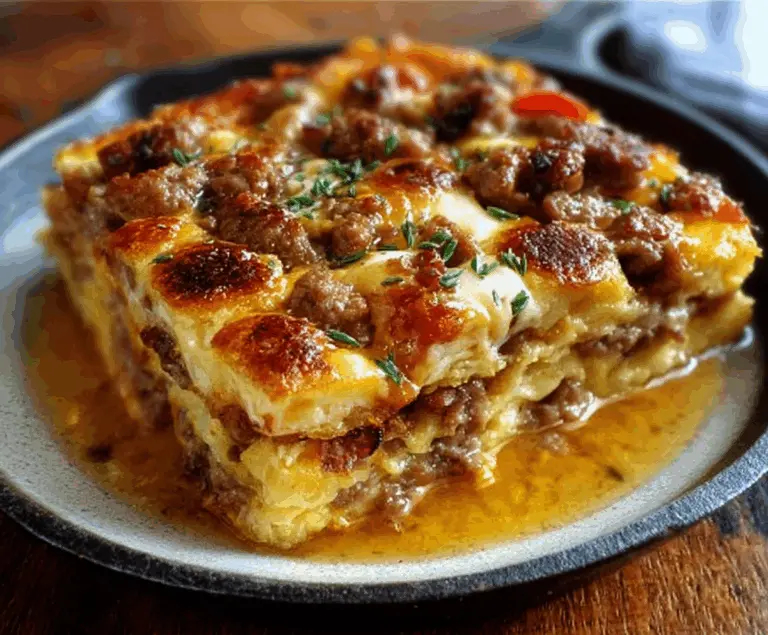 Pancake Sausage Casserole