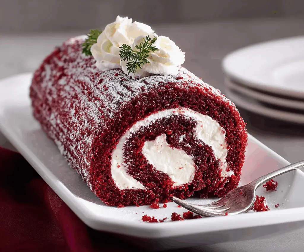 Red Velvet Cake Roll