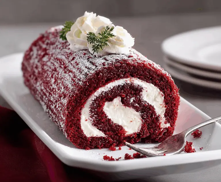 Red Velvet Cake Roll