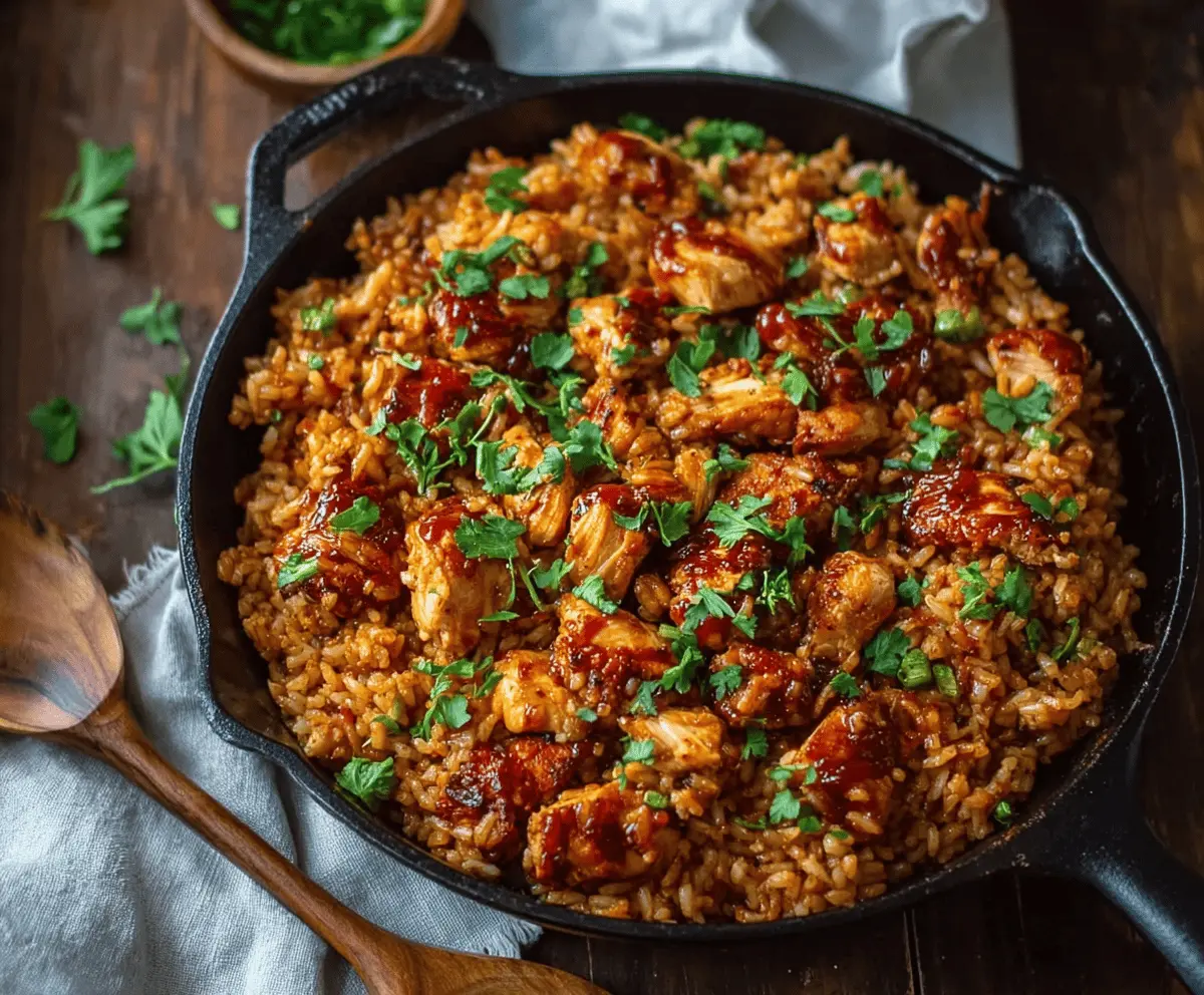 Smoky Chipotle BBQ Chicken & Rice