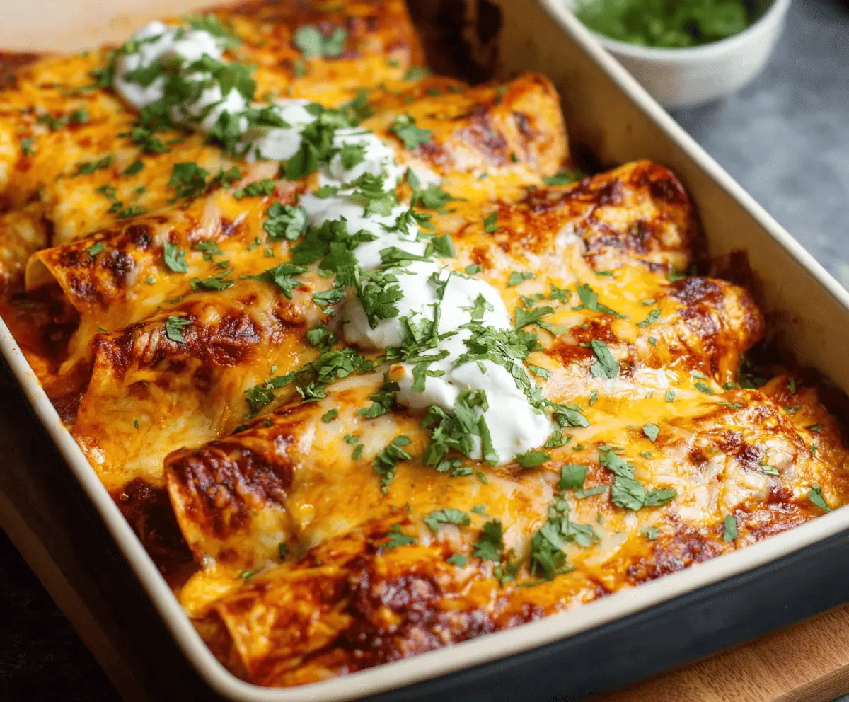 Easy Turkey Enchiladas Recipe
