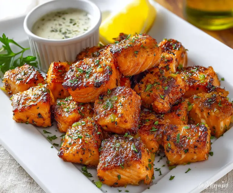 Air Fryer Salmon Bites