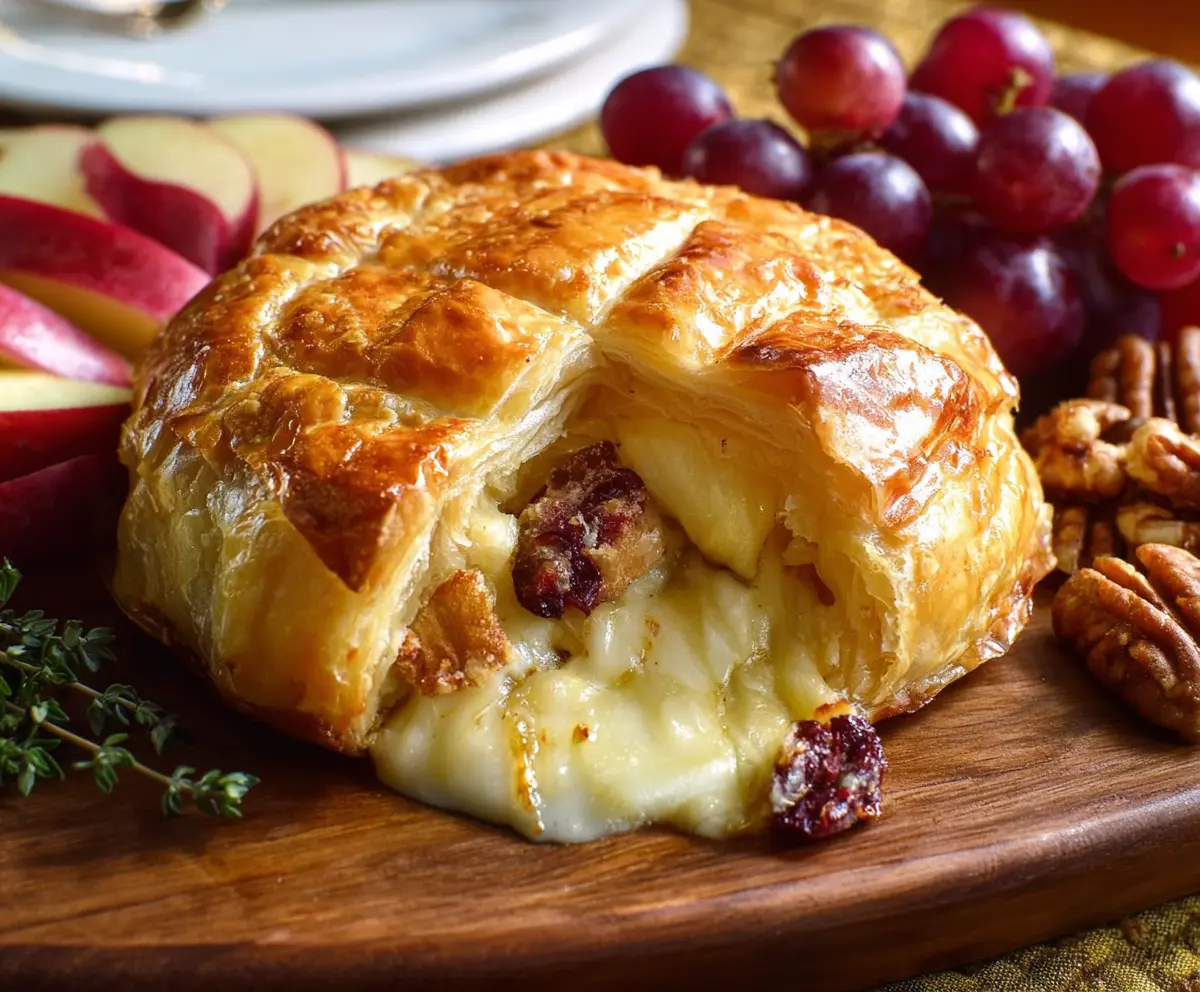 Easy Baked Brie in Puff Pastry