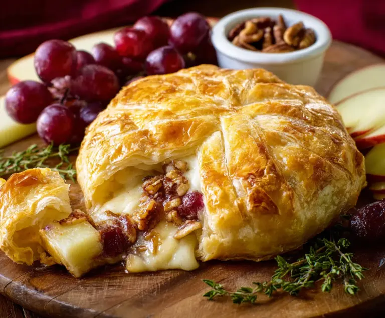 Baked Brie in Puff Pastry