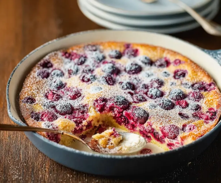 Blueberry-Ginger Clafoutis