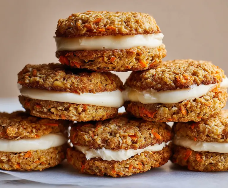 Carrot Cake Sandwich Cookies