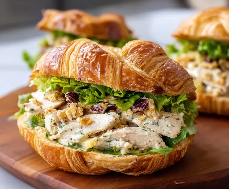 Chicken Caesar Croissant Sandwich