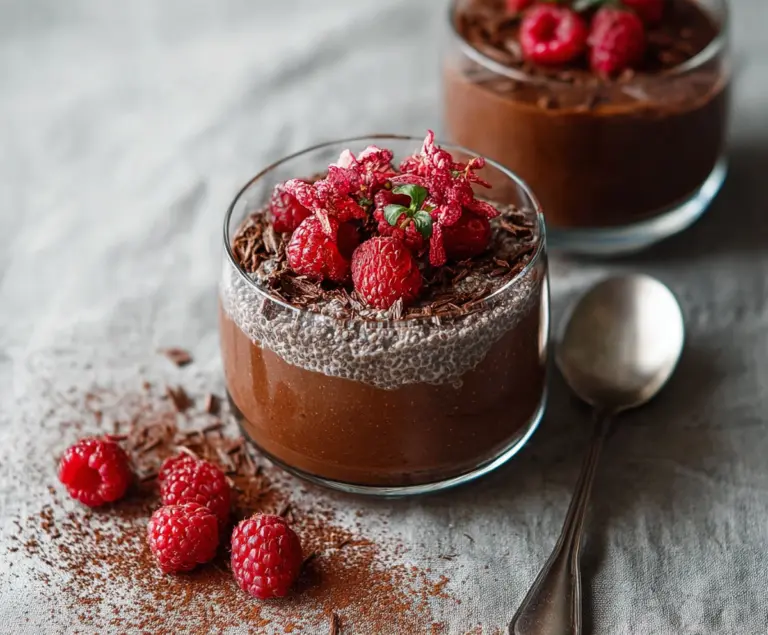 Chocolate chia pudding