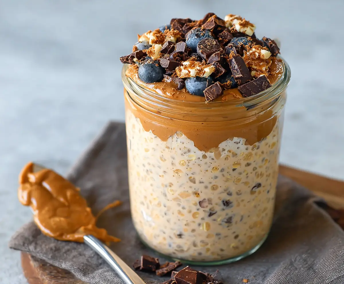 Cookie Dough Overnight Oats Recipe
