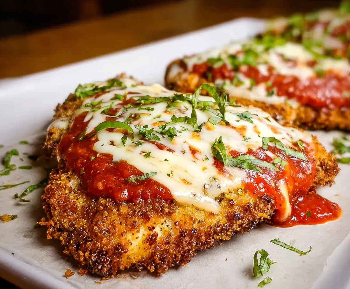Crispy Chicken Parmigiana Recipe