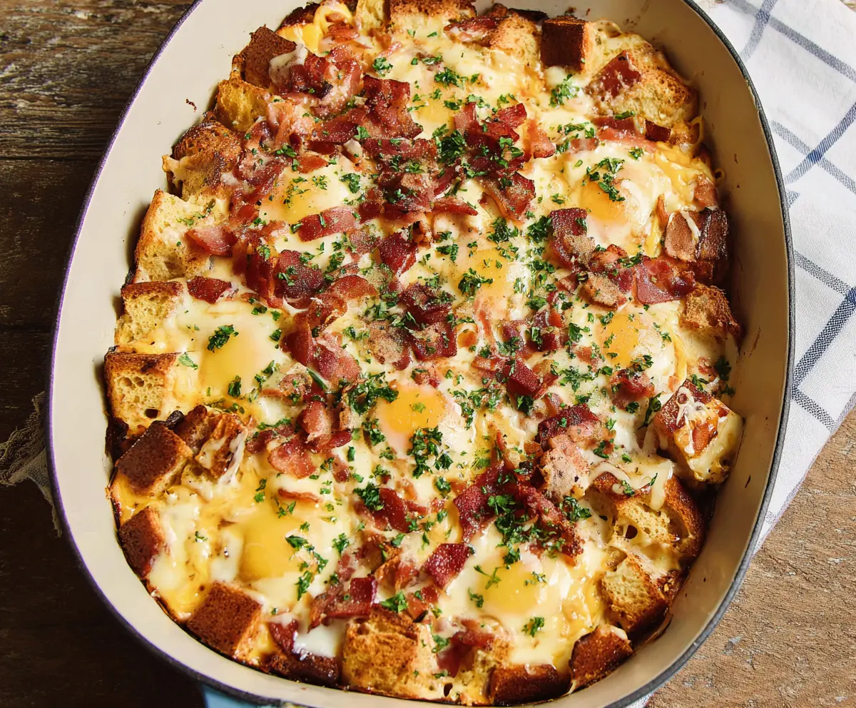 Easy Eggs Benedict Casserole