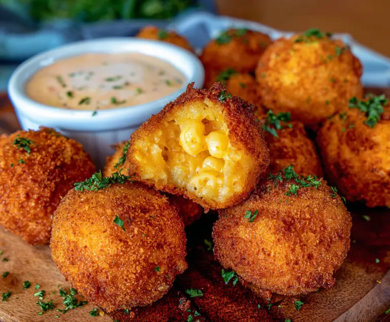 Fried mac and cheese balls