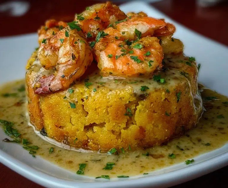 Garlic Shrimp Mofongo