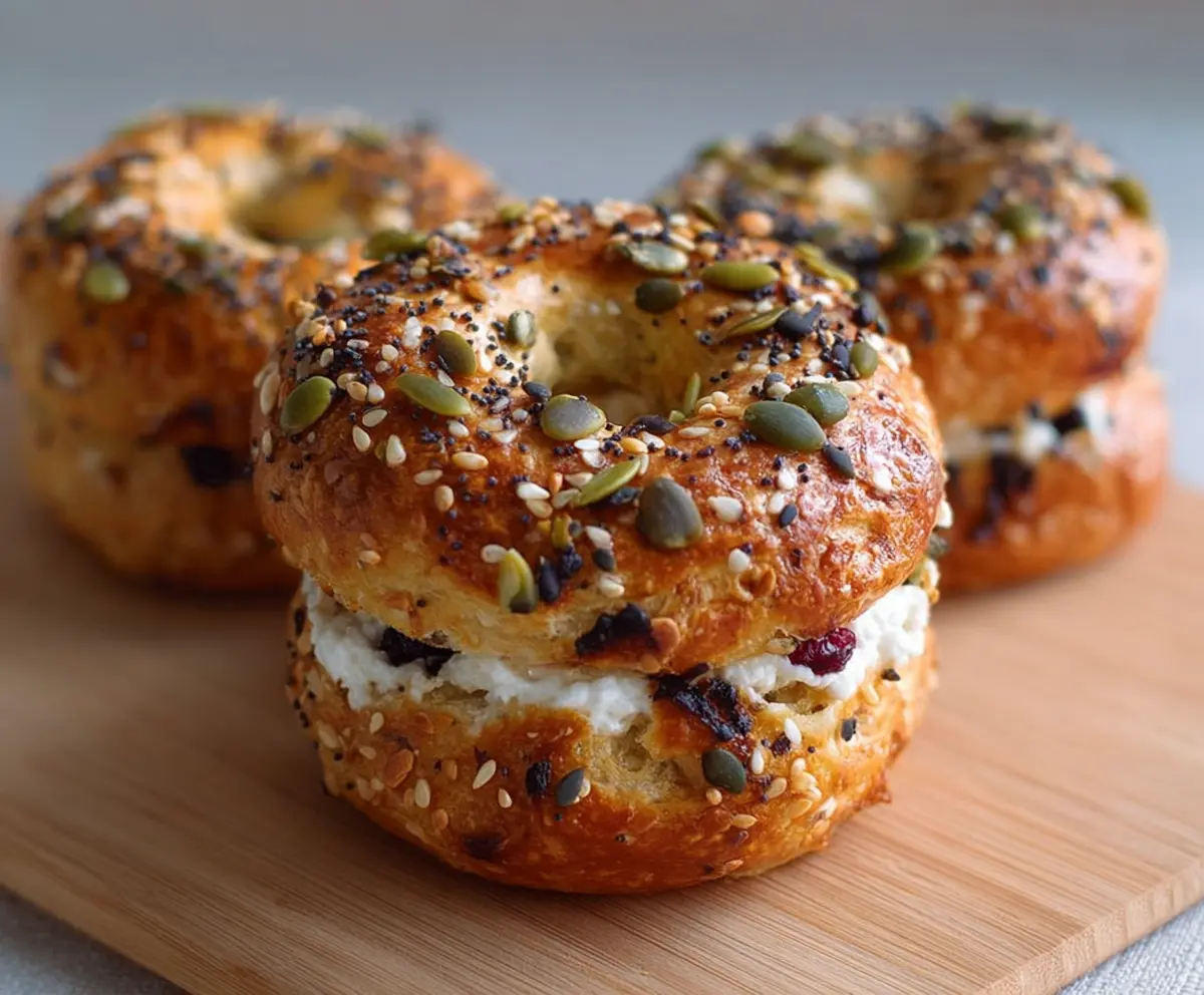 High Protein Greek Yogurt Bagels
